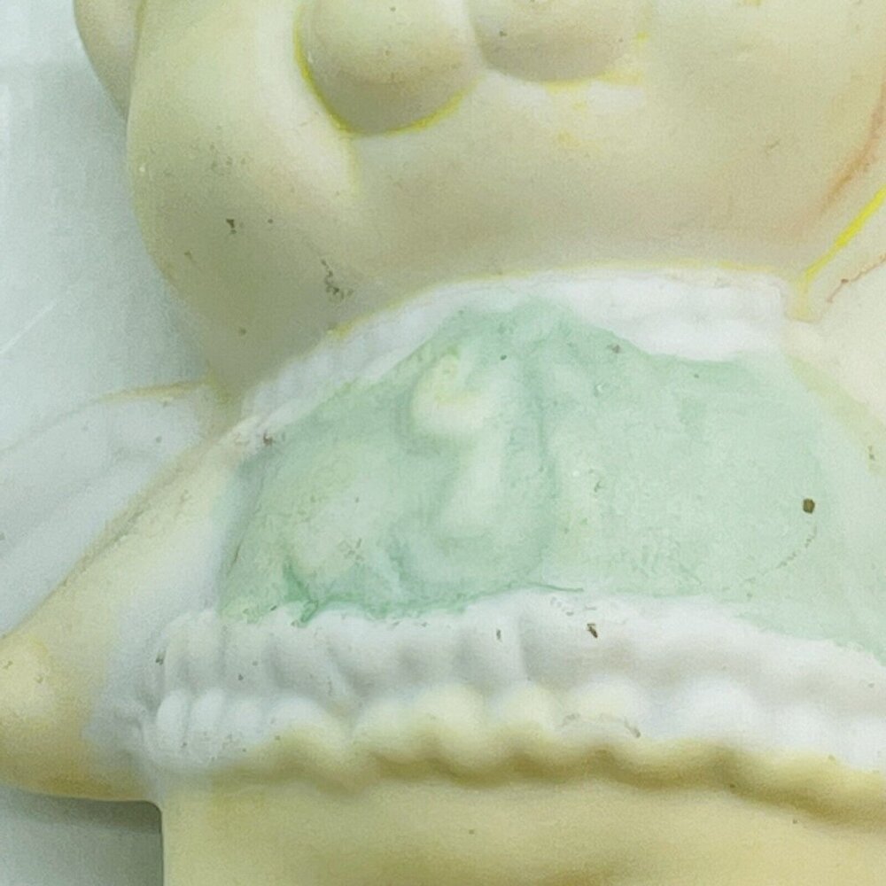 Christmas Around The World Ornament Angel Bear Hand Painted Porcelain Taiwan VTG - Picture 8 of 14